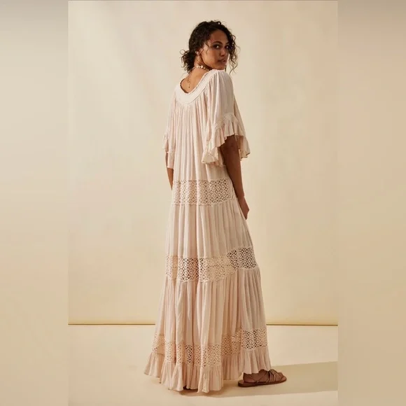 Free People “Dream On” Maxi Dress – Blue – Size XS - Picture 8 of 9